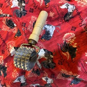 Meat Tenderizer Wood and Aluminum